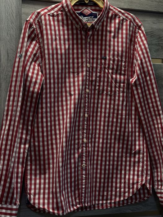 Чоловіча сорочка рубашка SuperDry, розмір L.