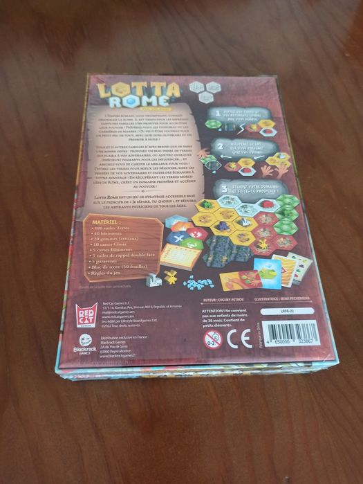 Jogo de tabuleiro Rome in a Day NOVO SELADO