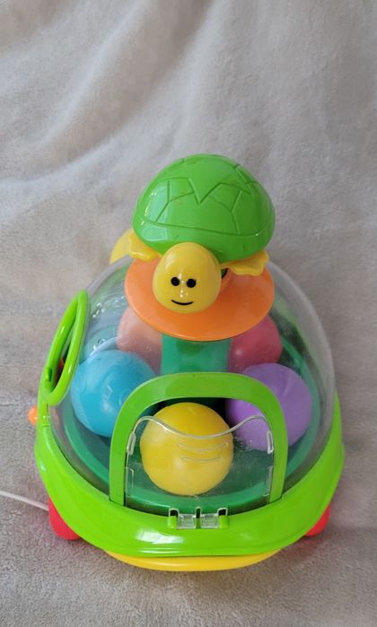 Liczący żółw Smily Play z piłeczkami, zabawka edykacyjna