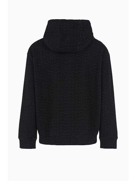 EMPORIO ARMANI luksusowa włoska bluza LOGO ALL OVER