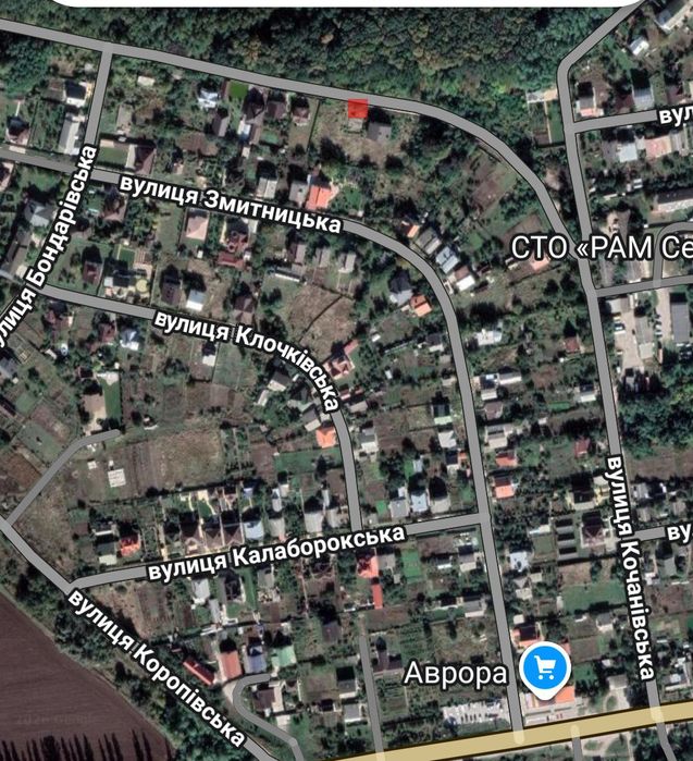 Ділянка під будівництво.