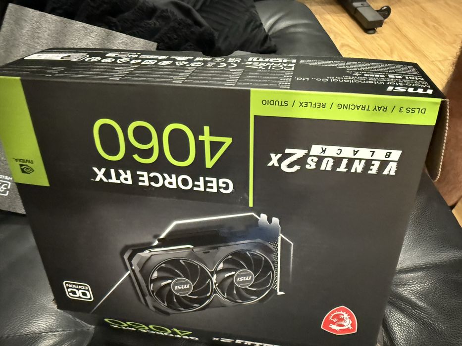 MSI GeForce RTX 4060 Ventus 2X Black OC 8GB GDDR6
