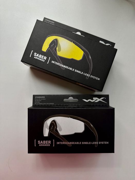 WILEY X SABER ADVANCED тактичні захисні окуляри, прозорі, жовті