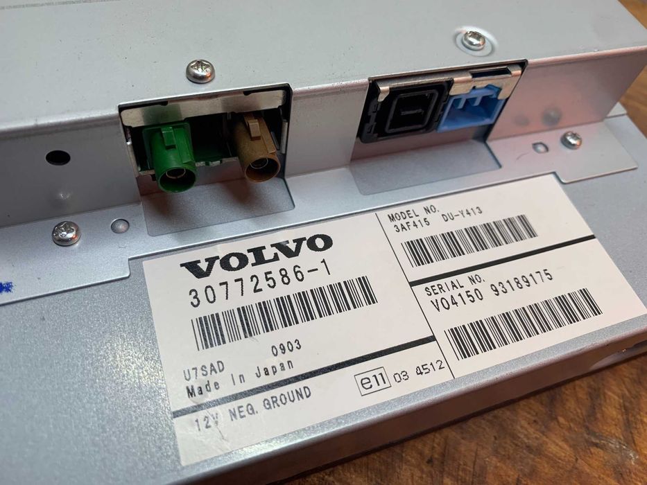 Wyświetlacz radia nawigacji Volvo XC60 I