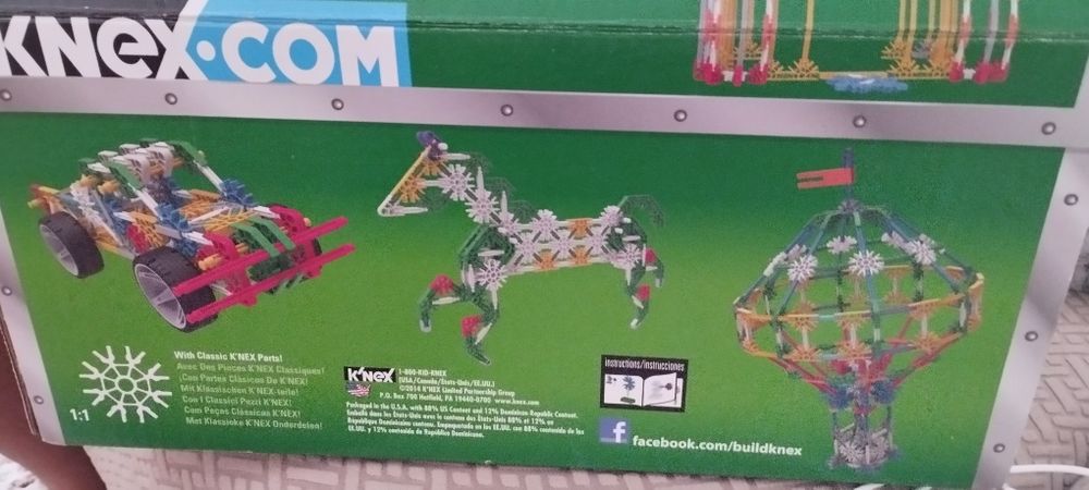 Vendo caixa com 1000 peças knex praticamente novo