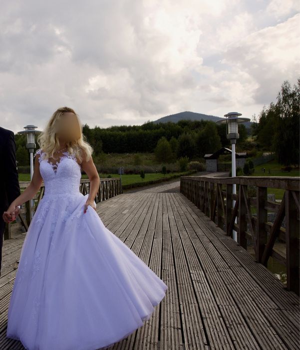 Suknia ślubna roz 34 plus welon