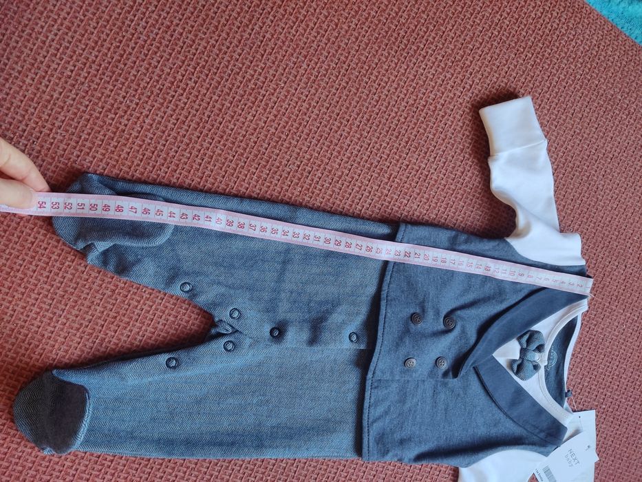 Святковий костюм, чоловічок Next 0-3 міс, комбез для хлопчика