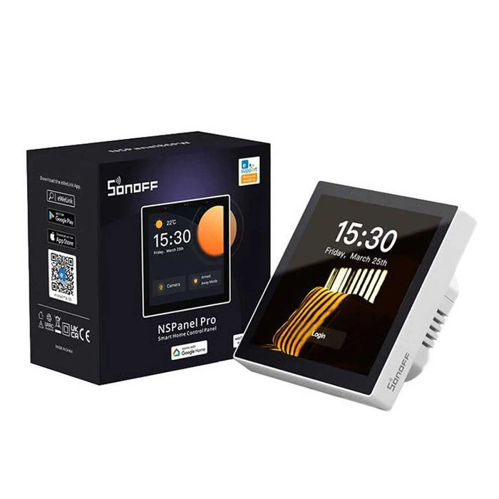 [NOVO] Ecrã Táctil Inteligente Wi-Fi - Sonoff NSPanel (Preto e Branco)