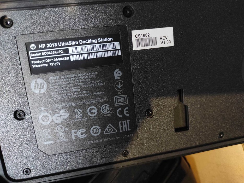 Док-станція HP UltraSlim Docking Station 2013 (D9Y19AA) (HSTNN-IX10)