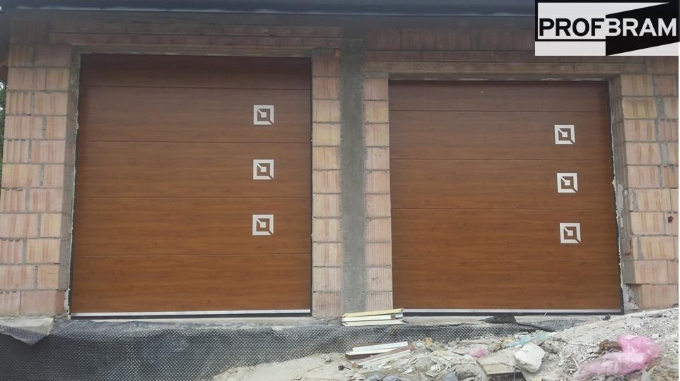 Brama garażowa Wiśniowski 500x210 z napędem