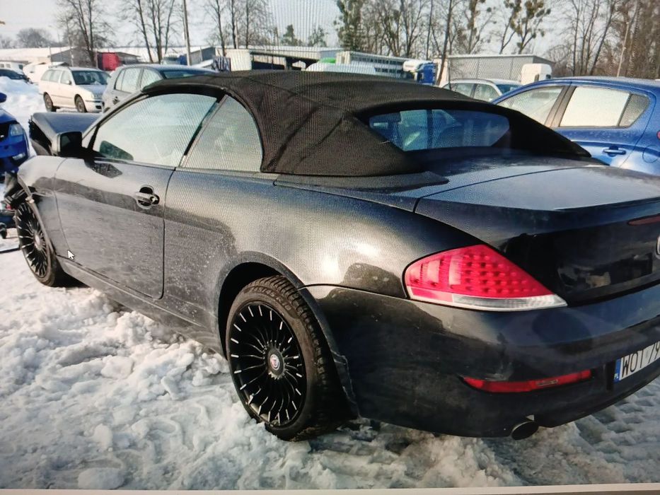 bmw 6 650 e64 cabrio silnik 4.8 n62b48 skrzynia sanki belka przód tył wahacz zacisk