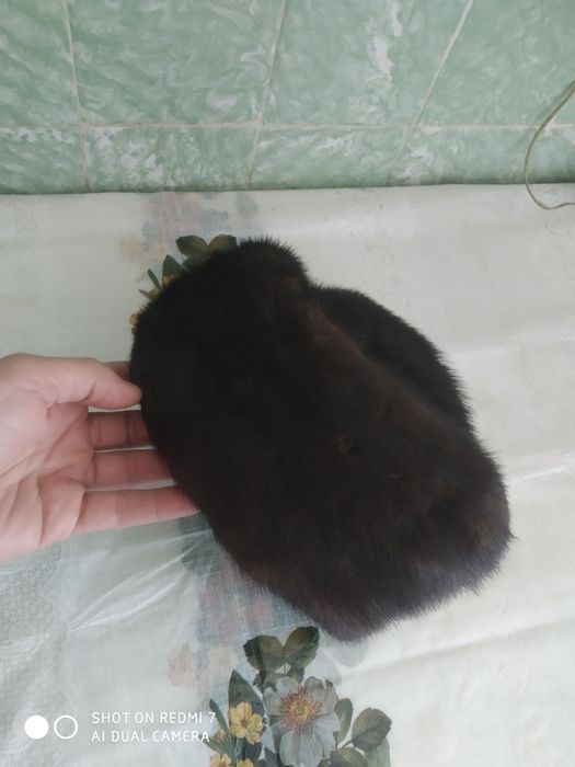 Хутряна шапка з норки