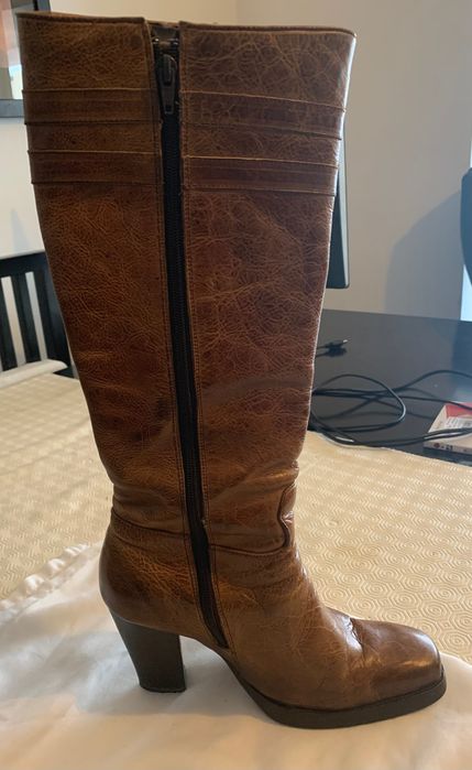 Botas cano alto, Lanidor, camel