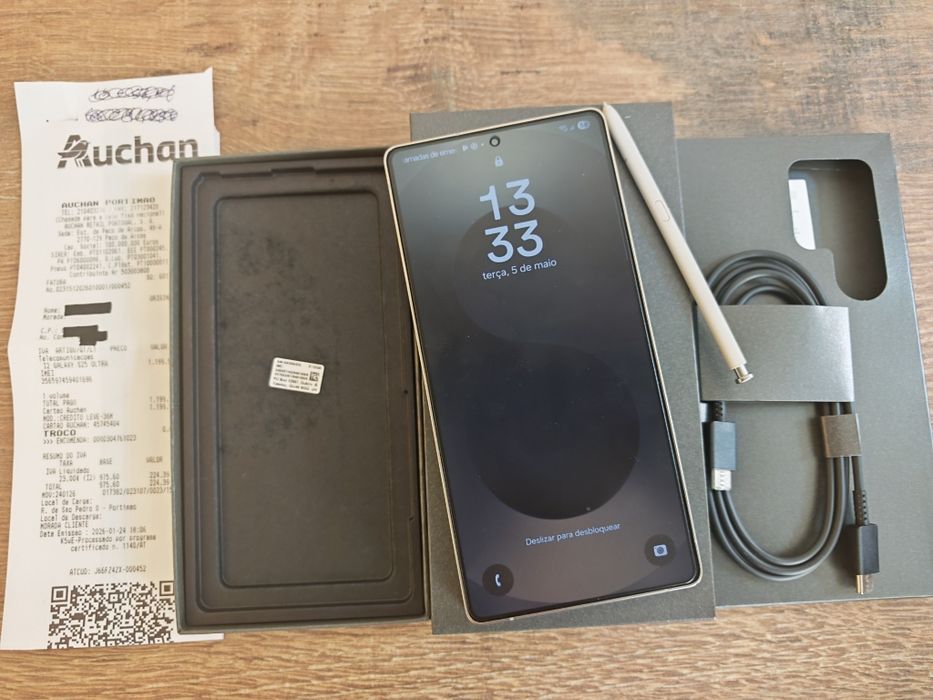 Samsung S25 Ultra 5G 12GB/512GB Preto Seminovo C/Garantia Aceito Retomas