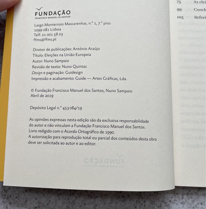 Livro: "Eleições na União Europeia"