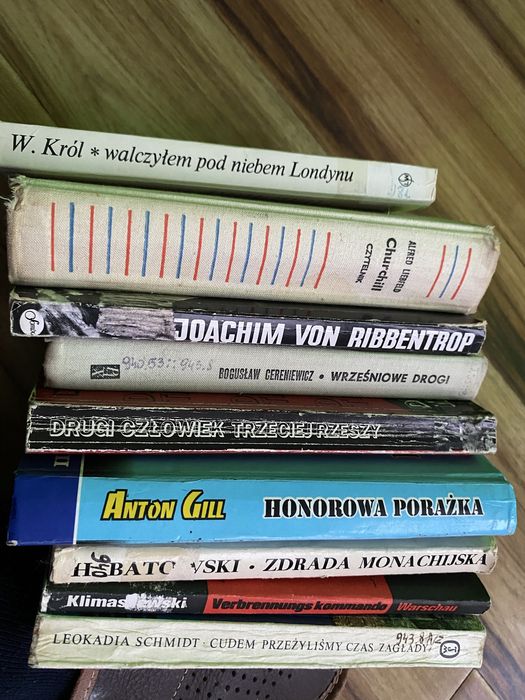 Wscław Król - Walczyłem pod niebem Londynu + 8 książek wojennych
