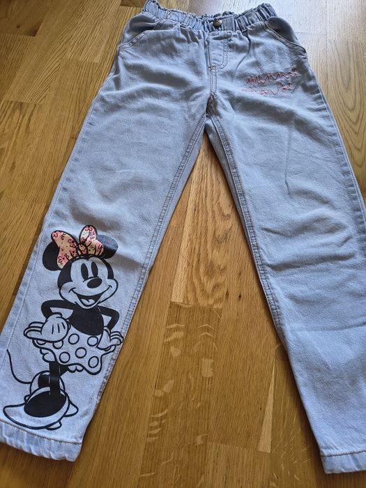 Dżinsy z myszką Minnie dla dziewczynki