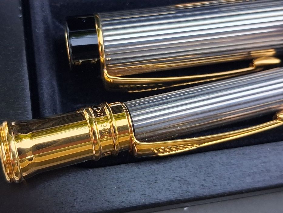 Canetas Parker Duofold Centennial em prata