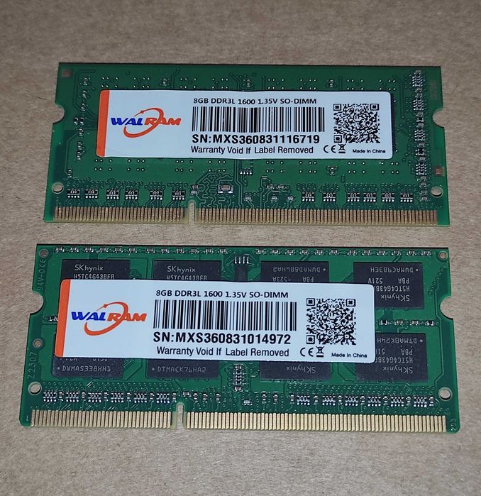 DDR3L 8GB 1600MHz / для ноутбука