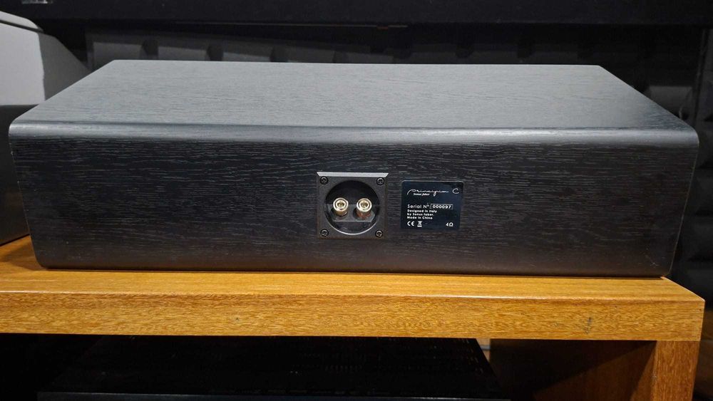 Coluna Central Sonus faber Principia C – Como Nova (C/ Caixa Orig.)