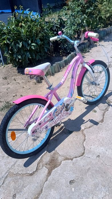 Детский велосипед corso 20 см розовый