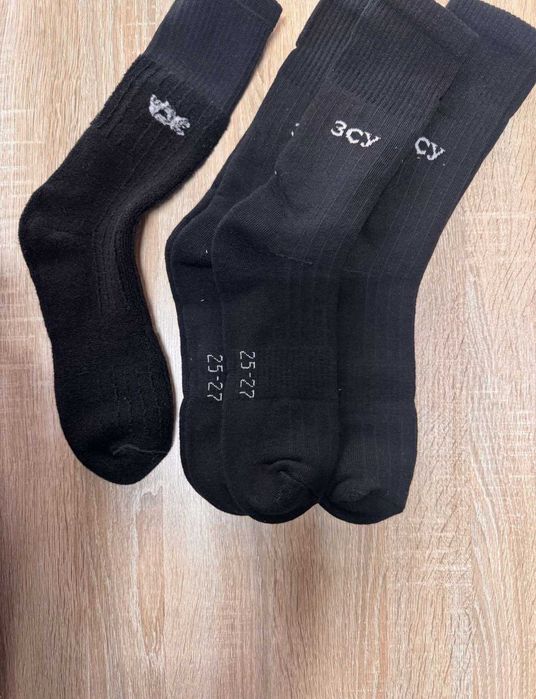 Військові шкарпетки зимові тактичні чорні шкарпетки ЗСУ теплі носки