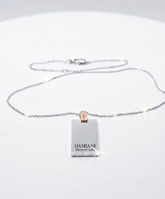Підвіс Damiani в білому золоті з діамантами