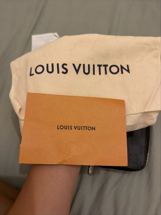 Carteira Louis Vuitton Zippy Wallet Damier Graphite - Original Com Fatura