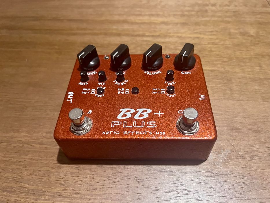 BB preamp plus Xotic effects distortion