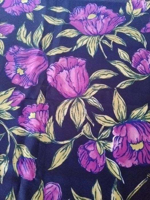 Retalhos de tecidos.