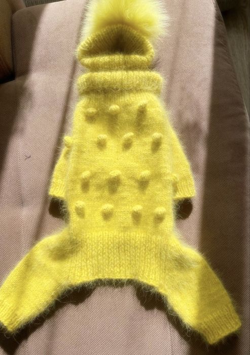 Комбинезон для собаки пух норки