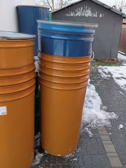 Beczki 200l metalowe