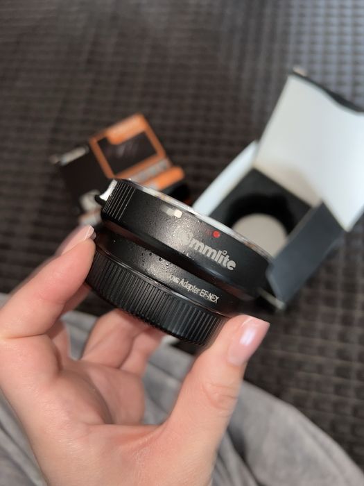 Перехідник Commlite CM-EF-NEX для Canon EF/EF-S на Sony E