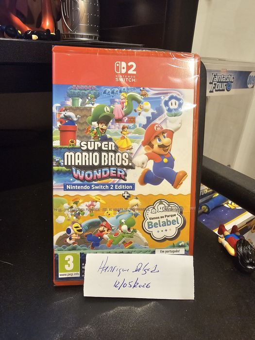 Mario Wonder + DLC e Stickers [Nintendo Switch 2]