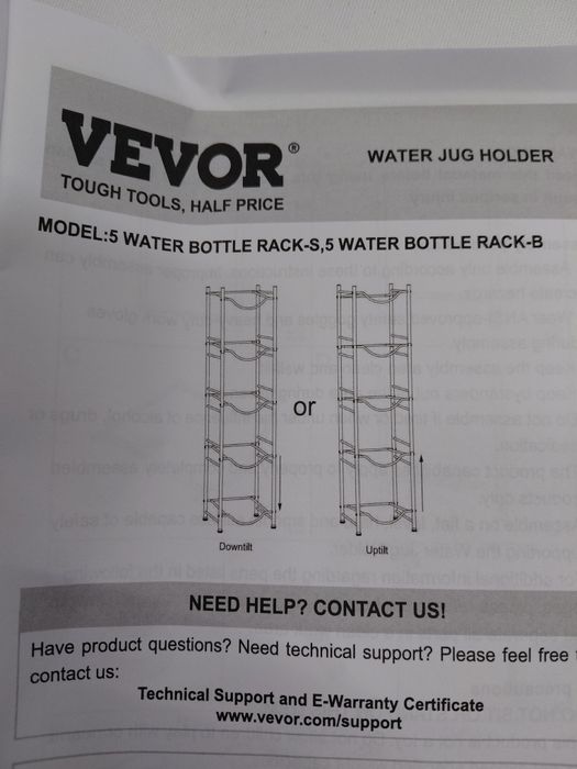 Suporte em metal para garafões de agua