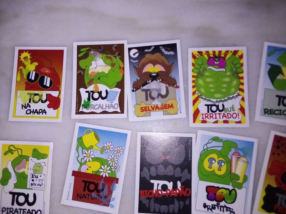 Conjunto de 21 Autocolantes Tou