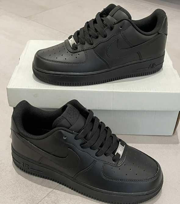 ButyDamskie Nike_Air_Force_1_Low_'07_czarny_Uniseks R.  38