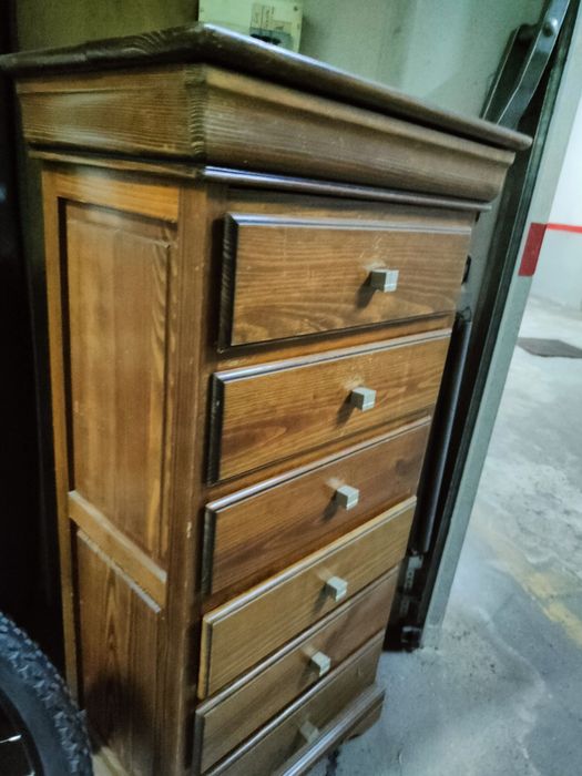 Cómoda de 7 gavetas