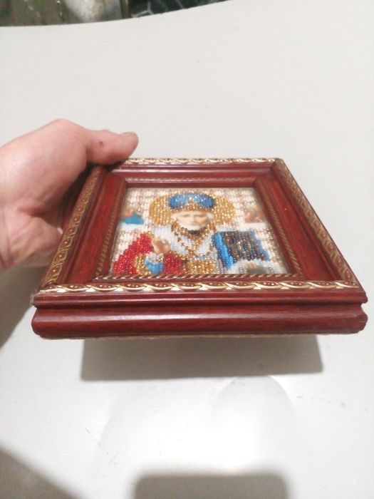 Бисер,Икона Николая Чудотворца