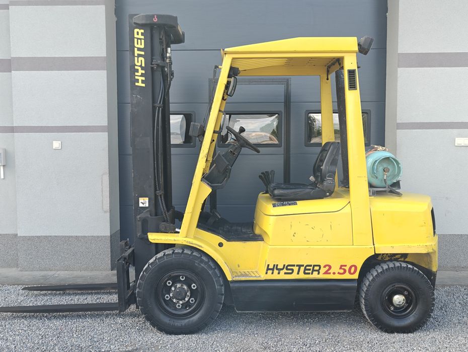 Wózek Hyster H2.5 XMX 2.5T Triplex 5.5m Opony Pompowane Wolny skok 4 sekcje