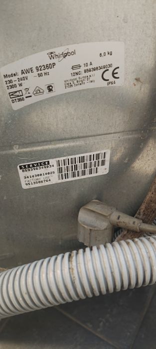 Pralka  6 kg sprawna  Whirlpool