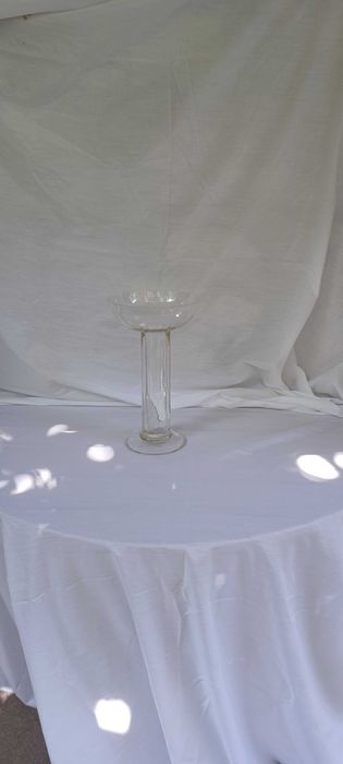 Taças centro mesa flores