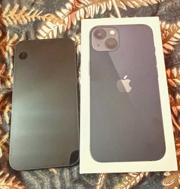 Iphone 13 czarny 128gb bardzo dobry stan tanio okazja apple telefon