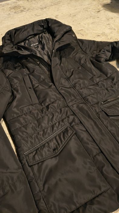 Męska kurtka zimowa puchowa, płaszcz Top Secret.