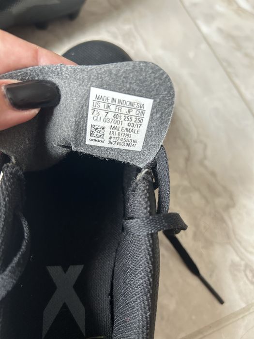 Бутси Adidas Adidas X 17.4 FxG Копачки Футбольне взуття Кросівки