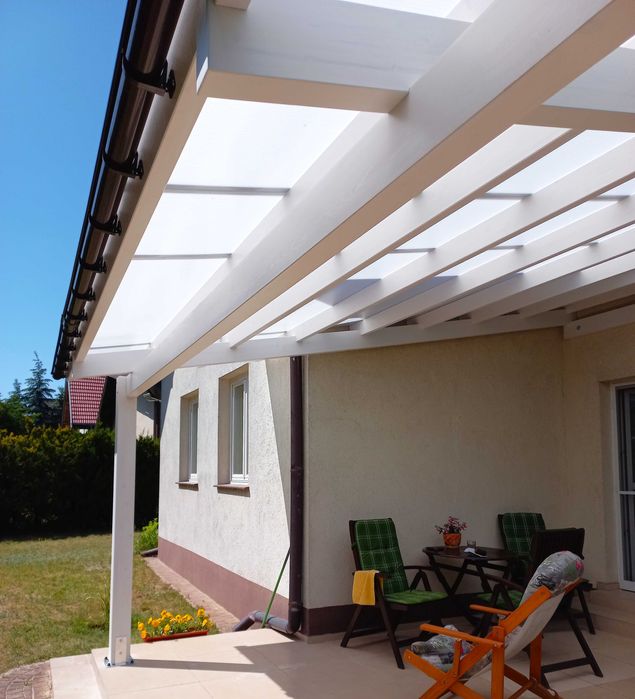 Zadaszenie 500/500 z drewna klejonego warstwowo