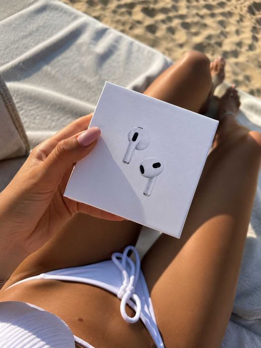 ОРИГІНАЛ МІКРОФОН + ШУМОДАВ Apple AirPods 3, lux 1:1 з оригінальним мікрофоном та функцією активного шумопоглинання!
