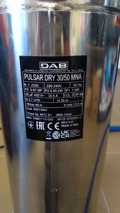 Pompa wody,do fontanny DAB  Pulsar Dry