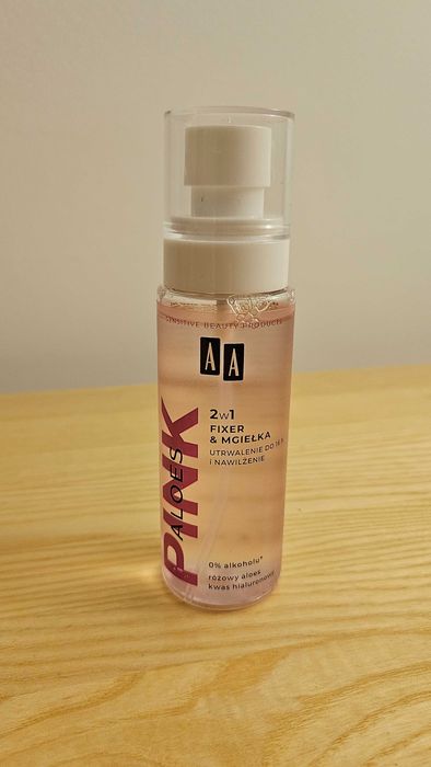 Fixer AA mgiełka Pink Aloes utrwala makijaż