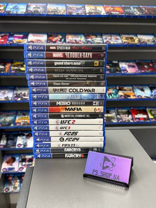 Ігрові диски для PlayStation 4 сумісні з консолями PlayStation 5 вживані в гарному стані, повністю перевірені! Ігри, диски, все для приставок